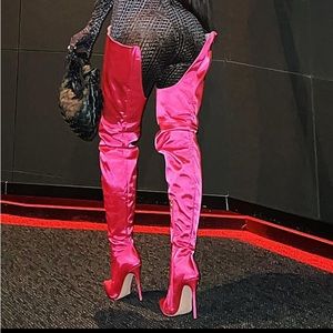 Fashion Nova thight high boots